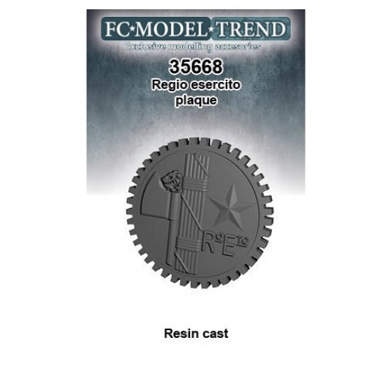 1/35 Regio Esercito Plaque (3.5 x 3.5cm)