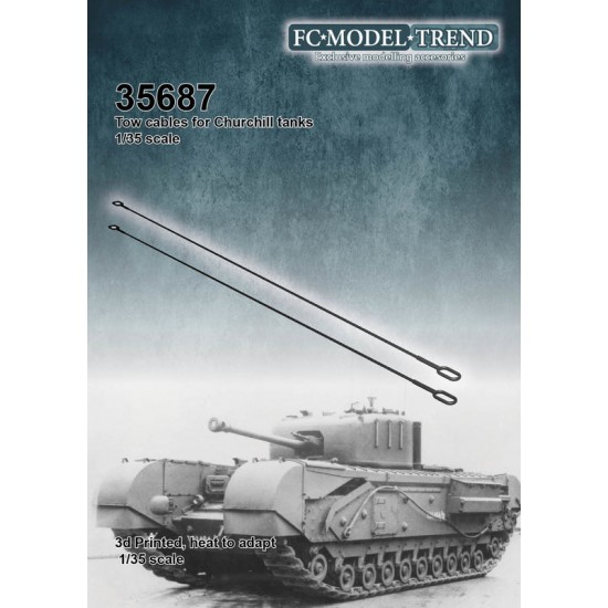 1/35 Churchill Tanks Tow Cables