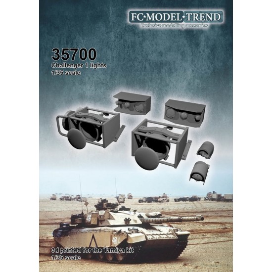 1/35 Challenger 1 MBT Lights for Tamiya kits