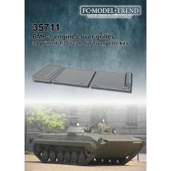 1/35 BMP-1 Mesh Grilles for Trumpeter kits