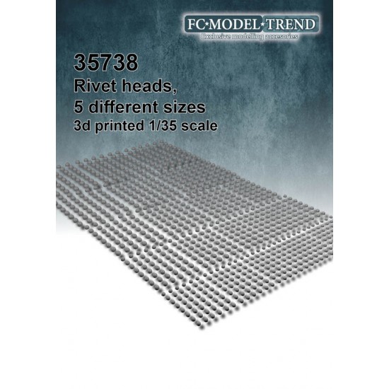 1/35 Rivet Heads (5 different sizes)