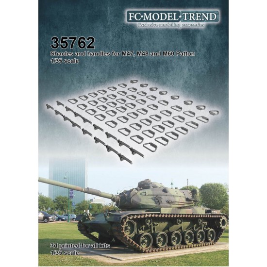 1/35 M47, M48 and M60 Patton Shackles and Handles