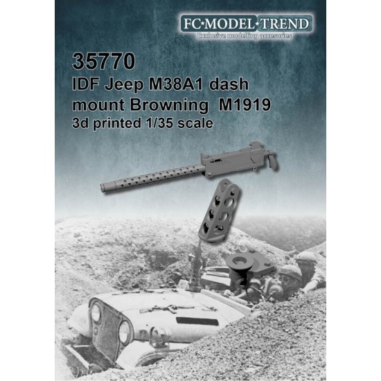 1/35 IDF Jeep M38A1 Dash Mount Browning M1919