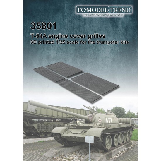 1/35 T-54 Engine Cover Meshes for Trumpeter kits