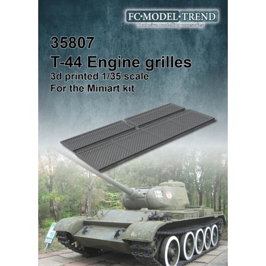 1/35 T-44 Engine Cover Meshes for MiniArt kits