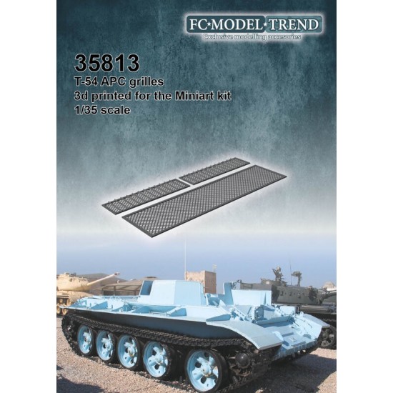 1/35 T-54 APC Engine Cover Meshes for MiniArt kits