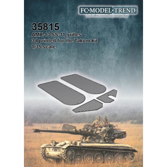 1/35 AMX-13 SS-11 Meshes for Takom kits