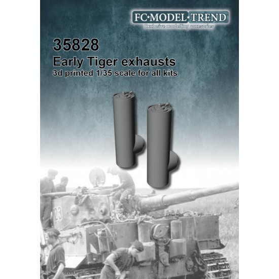 1/35 Tiger Exhausts Initial model