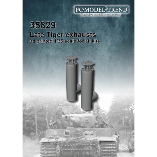 1/35 Tiger Exhausts Late model