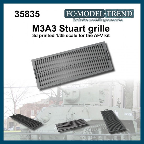 1/35 M3A3 Stuart Grille for AFV Club kits