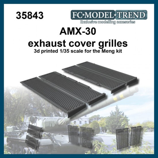 1/35 AMX-30 Exhaust Mesh Protectors for Meng Models