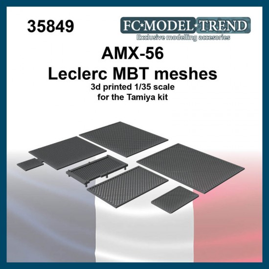 1/35 AMX-56 Leclerc Meshes for Tamiya kits