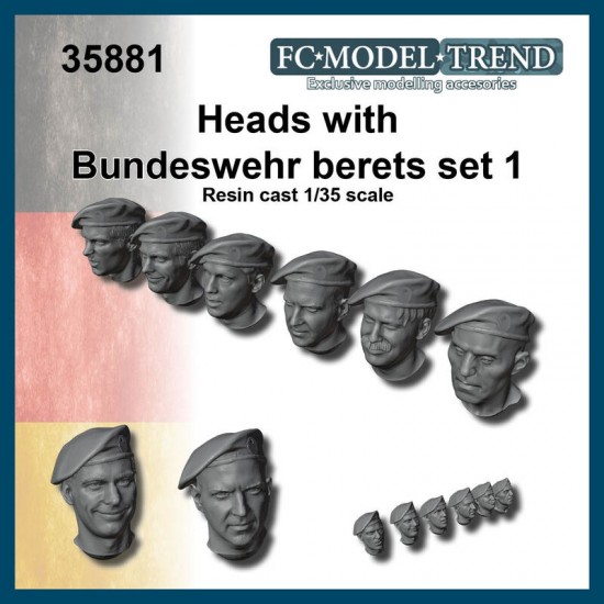 1/35 Bundeswehr Tank Crew Heads #1