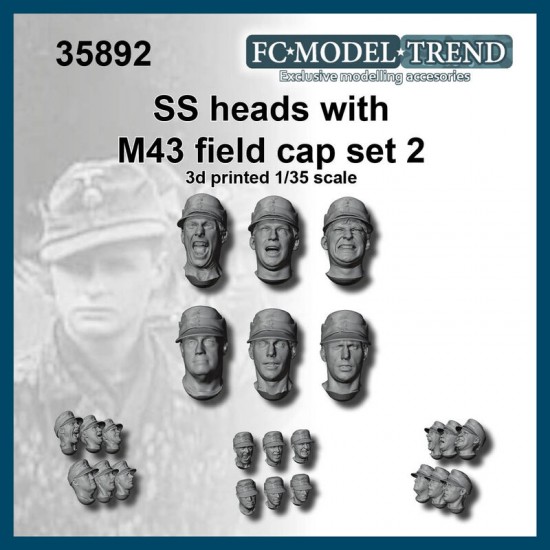 1/35 SS Heads w/M-43 Cap