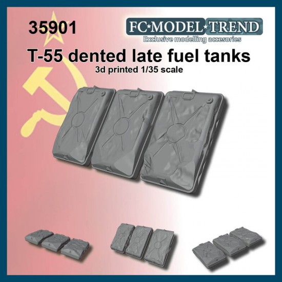 1/35 T55 Late Dented Fuel Tanks