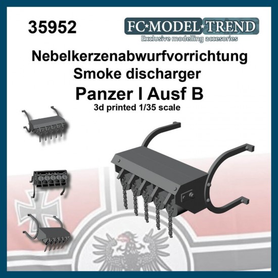 1/35 Smoke Launcher Nebelkerzenabwurfvorrichtung Panzer I Ausf B