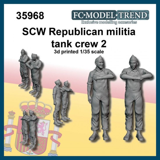 1/35 SCW Militian Tank Crew set 2