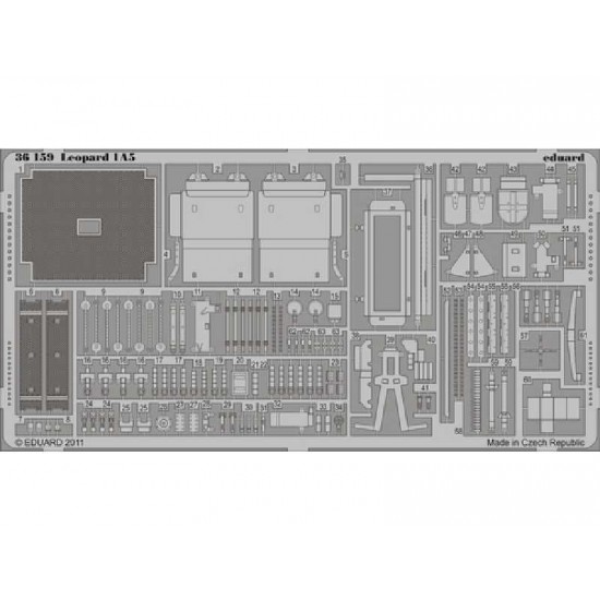 1/35 Leopard 1A5 PE Sheet