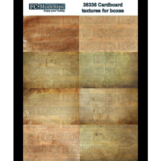 1/35 Cardboard Textures for Generic Boxes FC Model Trend 36336