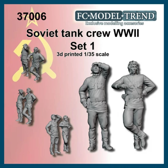 1/35 WWII Soviet Tank Crew Set #1