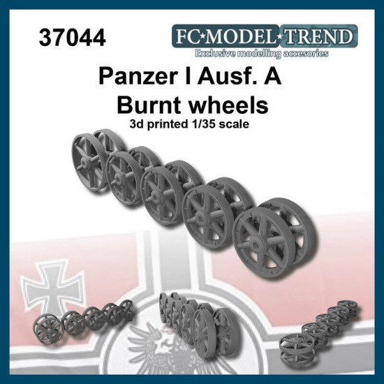 1/35 Panzer I Ausf A Burnt Wheels