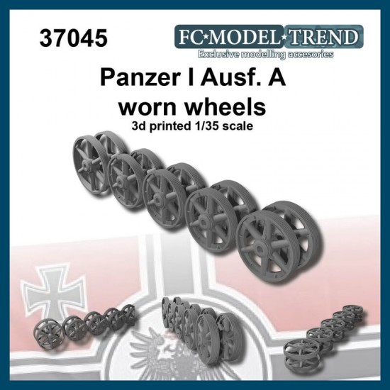 1/35 Panzer I Ausf A Worn Wheels