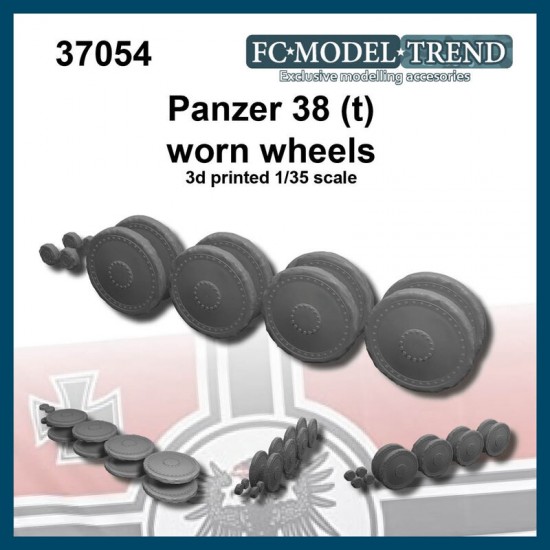 1/35 Panzer 38(T) Worn Wheels