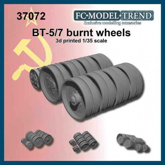 1/35 BT-5 Cruiser Tank/7 Burnt Wheels