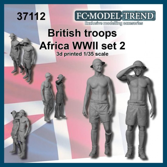 1/35 WWII British Soldiers Africa Set #2