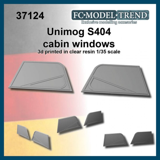 1/35 Unimog S404 Windows