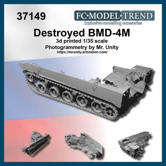 1/35 Tank Wreck - Destroyed BMD-4M