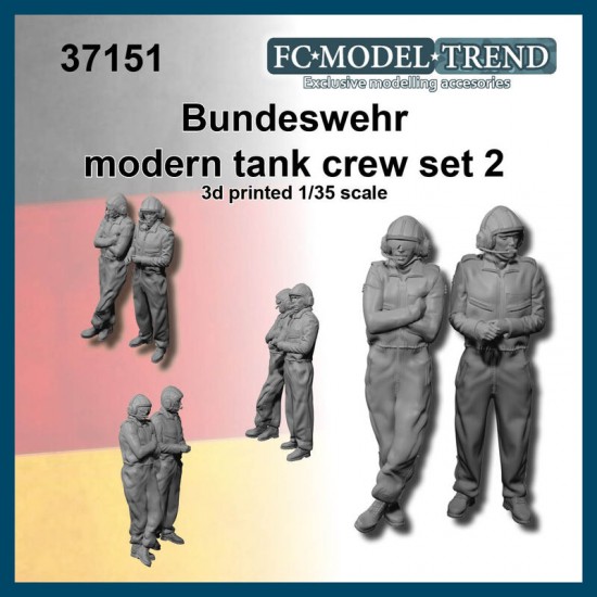 1/35 Modern German Tank Crew Set #2