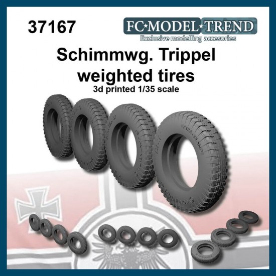 1/35 Schwimmwagen Trippel Weighted Tyres