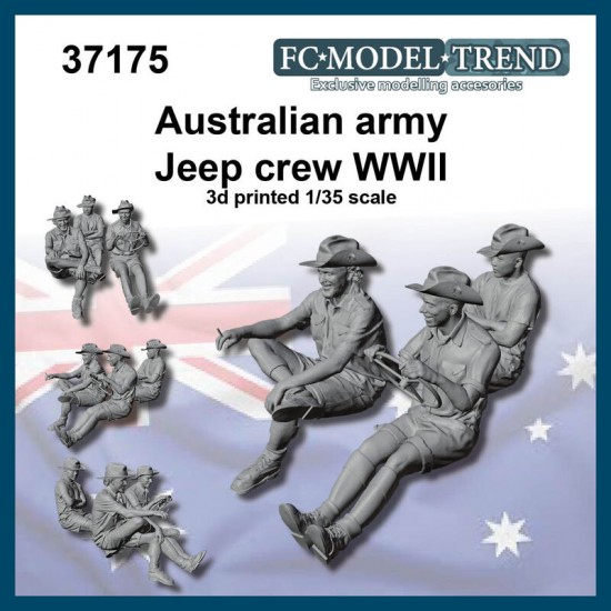 1/35 WWII Australian Jeep Crews