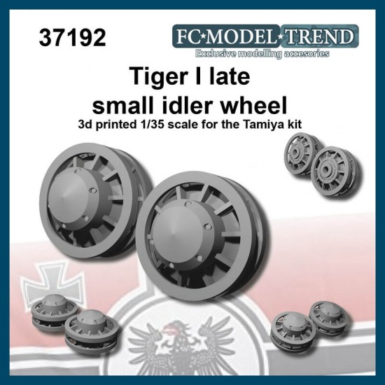 1/35 Tiger I Late Small Idler Wheel for Tamiya kit