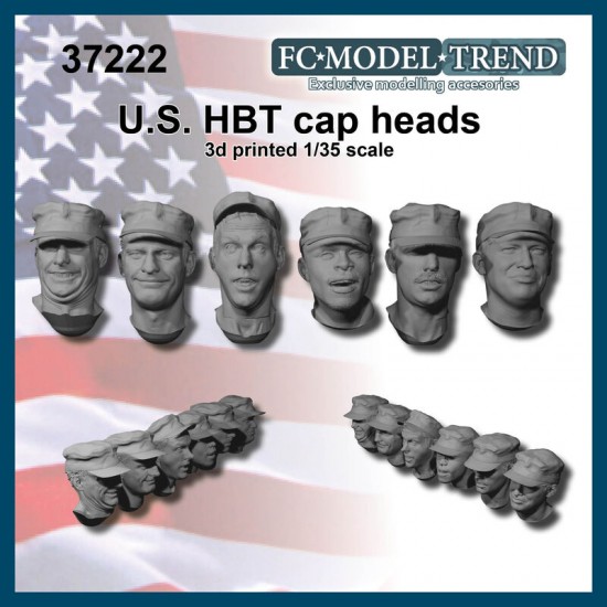 1/35 US Heads w/HBT Cap
