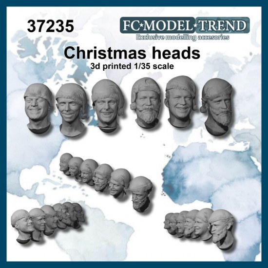 1/35 Christmas Heads