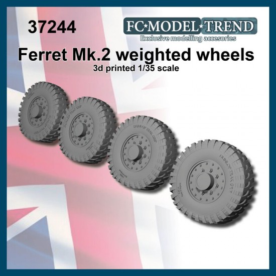 1/35 Ferret Weighted Wheels