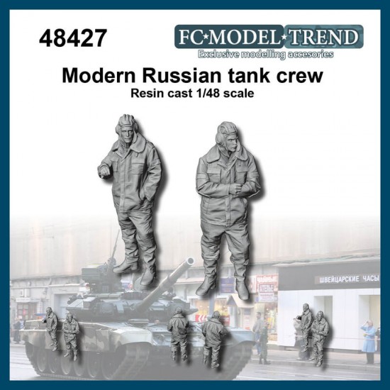 1/48 Modern Russian Tank Crew