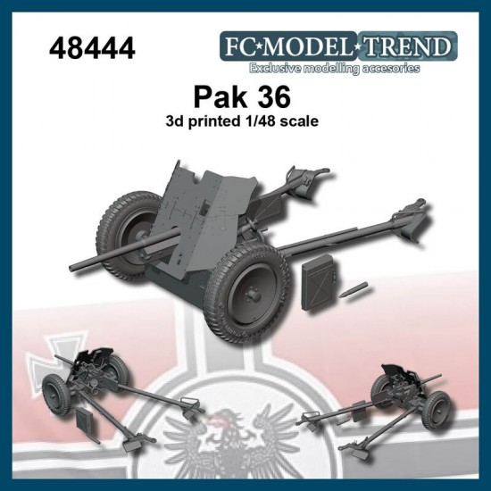 1/48 German Pak 36 37mm Gun Resin Kit