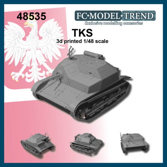 1/48 TKS Tankette (3D print)