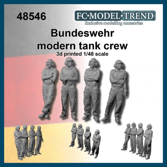 1/48 Modern Bundeswehr Tank Crew