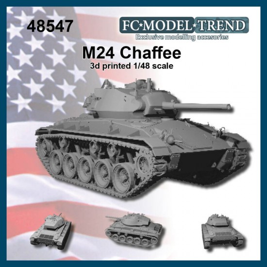 1/48 M24 Chaffee Full 3D Print Kit