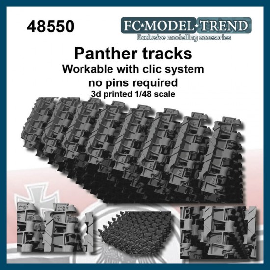 1/48 Panther Workable Tracks Clic System (no pins required)