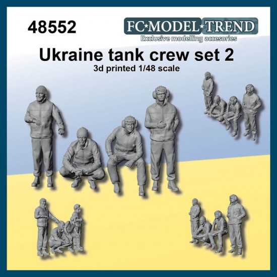 1/48 Ukraine Tank Crew Set #2