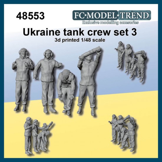 1/48 Ukraine Tank Crew Set #3