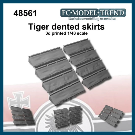 1/48 Tiger Dented Skirts