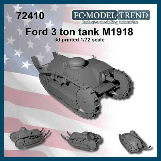 1/72 Ford 3 ton M1918 Resin kit