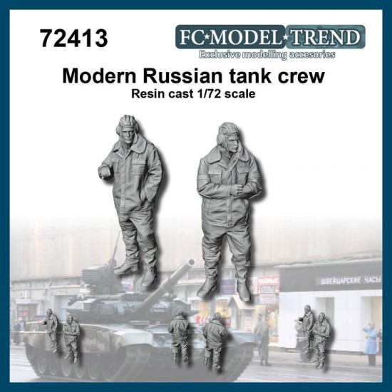1/72 Modern Russian Tank Crew