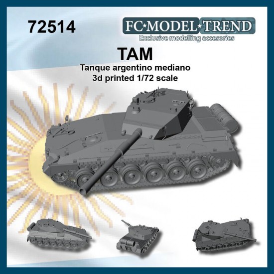 1/72 TAM Tanque Argentino Mediano Medium Tank